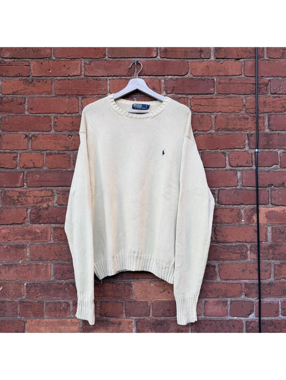 Vintage polo Ralph Lauren knit sweater 90s XL